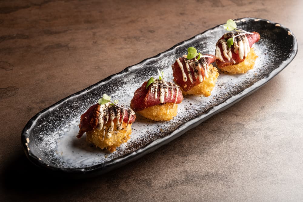 TAPIOCA &ampamp TUNA PASTRAMI BITES