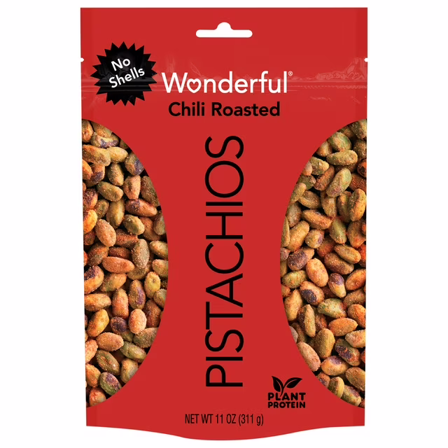WONDERFULL PISTACHIOS CHILI ROASTED NUTS