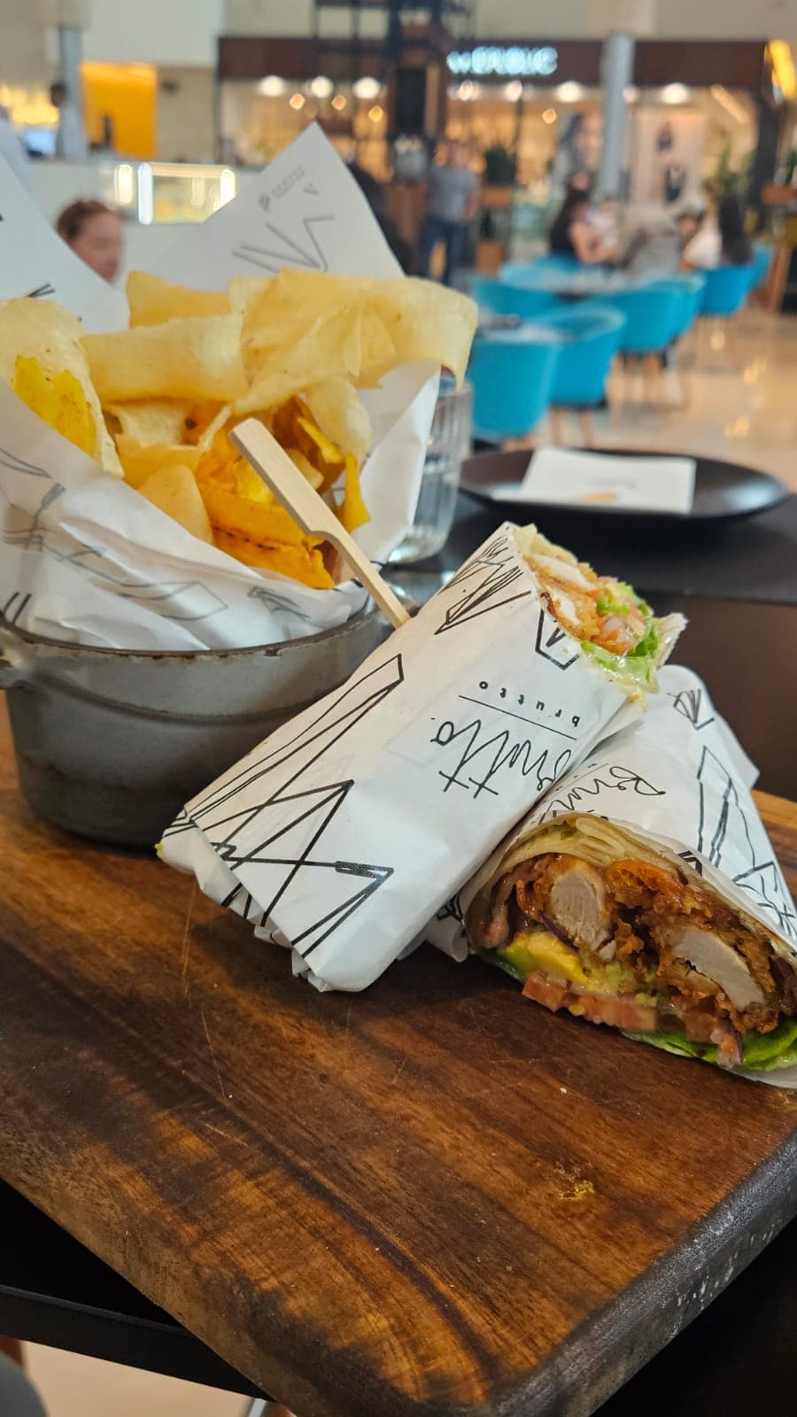 CHICKEN BLT WRAP