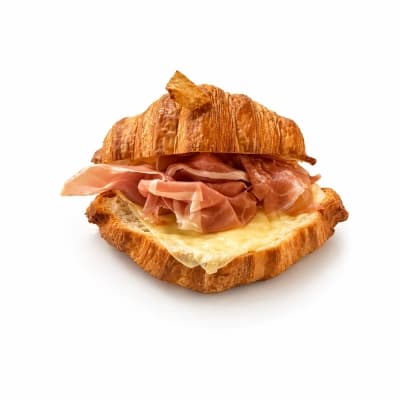 CROISSANT DE PROSCIUTTO QUESO SUIZO