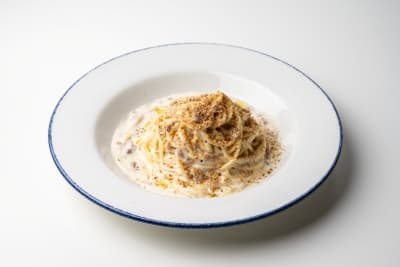 SPAGHETTI ALFREDO E PROSCIUTTO