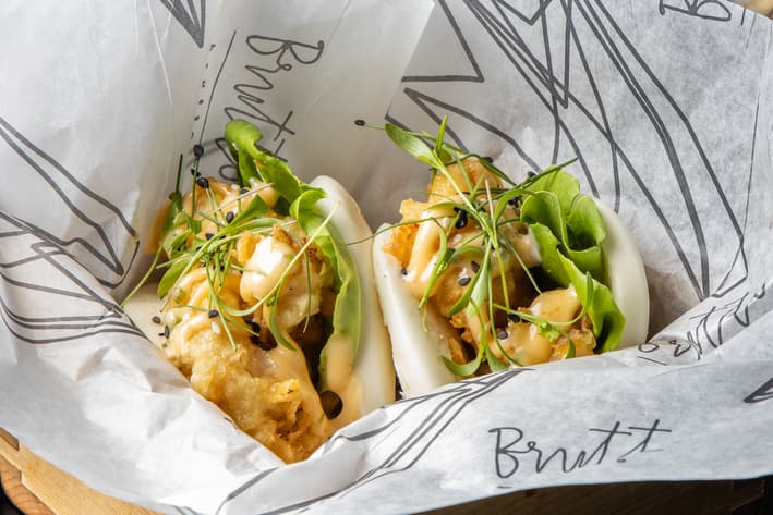 Don Crispy shrimp buns