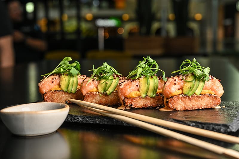 SAKE CRISPY RICE
