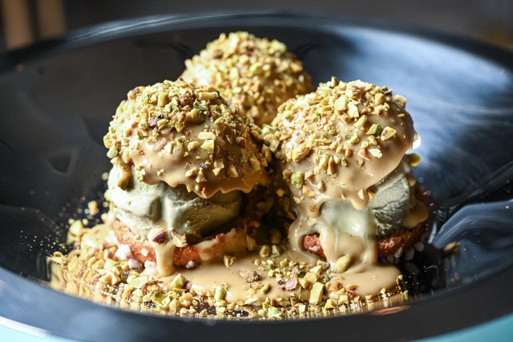 Profiteroles de Pistacchio